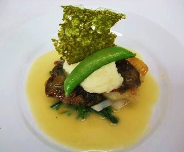 まと鯛のポワレ　ブールブラン