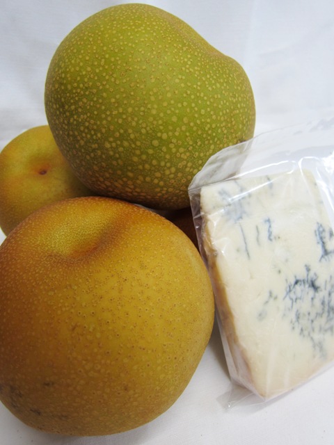 和梨とゴルゴンゾーラチーズ